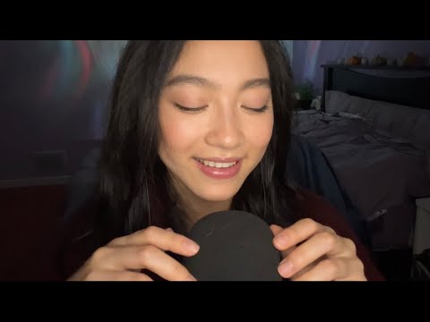 ASMR Gentle Whispers, Personal Attention, Mic Scratching, Mirrored Face Massage, Word Repetition