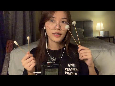 ASMR Thai Ear Cleaning and Talking
