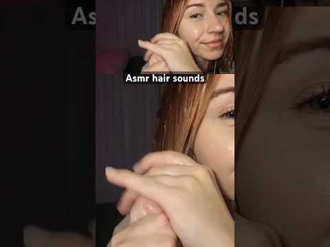 Sounds like I’m frying some food #hairsounds #asmrhaircare #satisfying