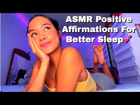 ASMR Positive Affirmations For Better Sleep PT3💕
