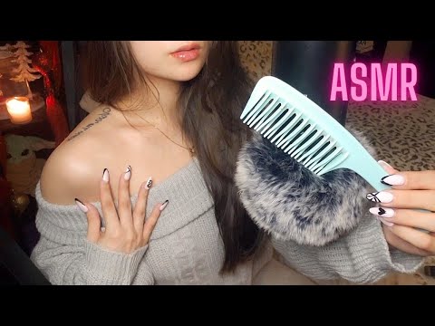 ASMR To Fall Asleep Fast Mic Scratching Mic Brushing Mic Tapping Whisper Fast And Aggressive Trigger