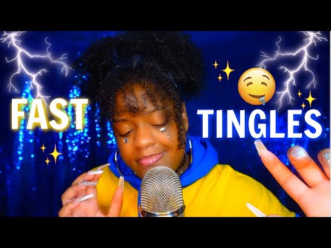 FAST & UNPREDICTABLE ASMR FOR PEOPLE WHO NEED TINGLES DOWN THEIR SPINE 🤤✨⚡(SO GOOD)