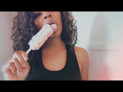 ASMR | Ice Cream Eating , Biting & Mouth sounds