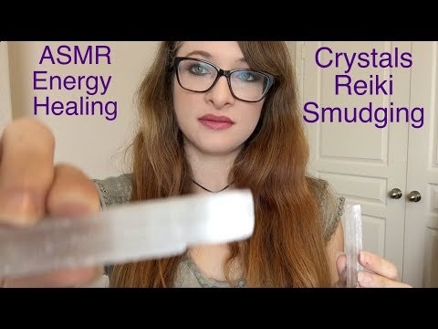 ASMR Energy Healing Reiki Crystals Smudging