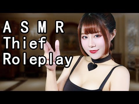 ASMR Thief Role Play Catch You Whispering and Relaxation