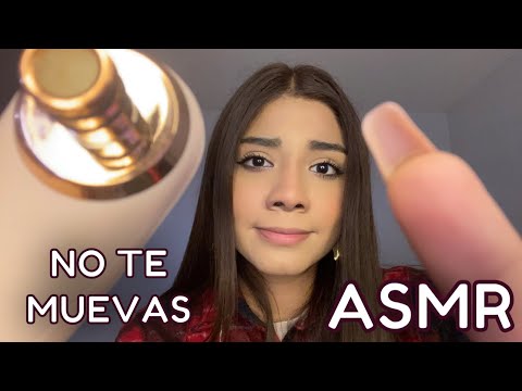 ASMR ROLEPLAY ESPAÑOL / ASMR TE EXAMINO Y TOCO TU CARITA / REVISIÓN FACIAL