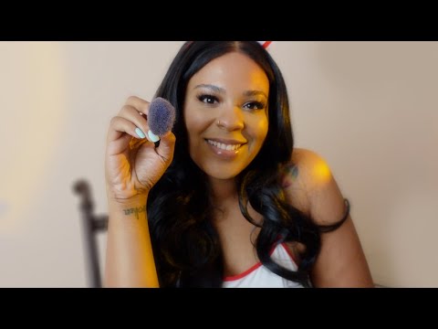 ASMR Jamaican Parables, Meanings & Face Brushing ft. Lupit Pole