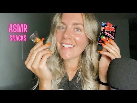 Eating ASMR with a Whisper Ramble (crunchy snacks)