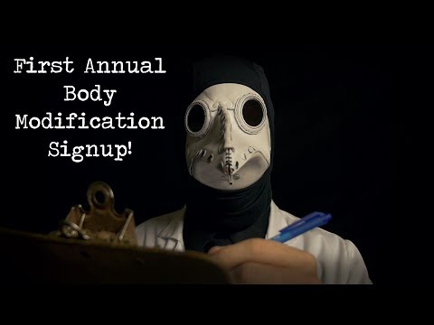 The First Annual Body Modification Signup at Arkham Sanitarium | ASMR