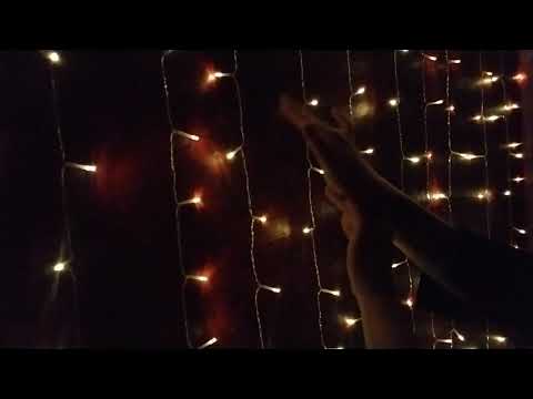 (( ASMR )) playing around with the new fairy lights in my room.