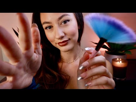ASMR The BEST Personal Attention for Sleep ✨ face brushing, positive affirmations + face touching