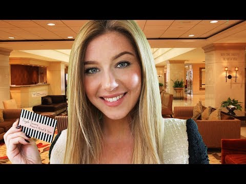 ASMR Hotel Check In Roleplay | Tingle Towers Time!