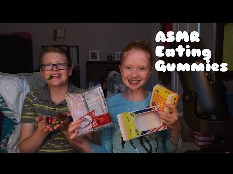 ASMR~ Trying Different Gummy Foods | Hot Dog, Burger, and Sushi Plate