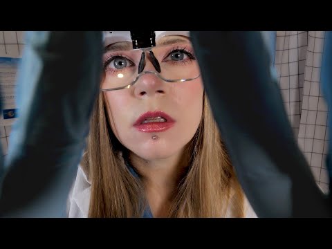 ASMR Dermatologist Face Exam | Extractions, Botox Injections, Face Mask