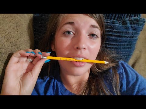 Pencil Chewing and Shading ASMR Request