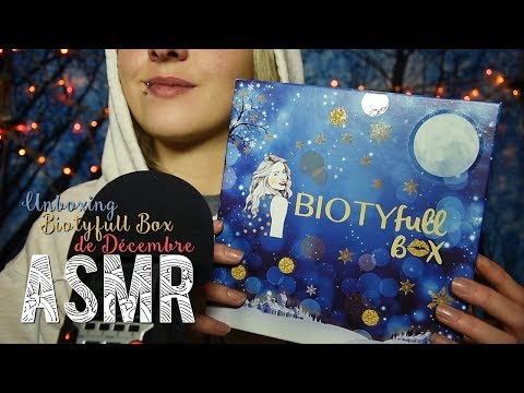 ASMR Français  ~ Unboxing Biotyfull Box de Décembre