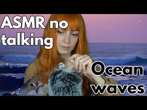 ASMR No Talking Ocean waves🌊🌊 Reverb