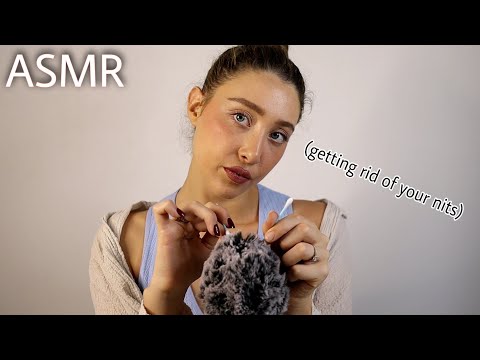 ASMR FLUFFLY MIC SCRATCHING | GETTING RID OF YOUR NITS