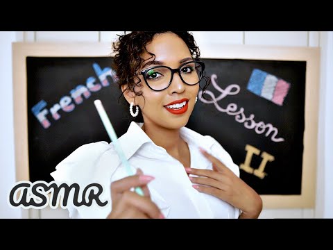 ASMR 📚 Learn French Vocabulary ( Teacher Roleplay ♥ Classroom )