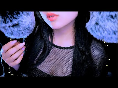 ASMR Fluffy Guided Relaxation /inaudible whispering + 8d sound