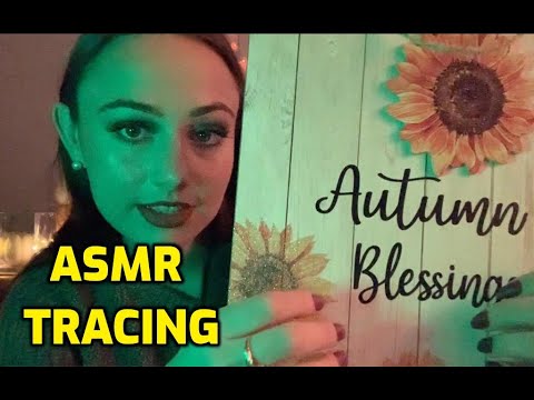 ASMR Guess the Word and Tracing w/ Long Nails | Fall Themed