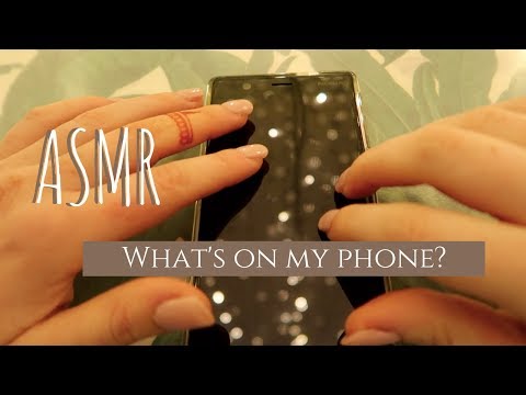 ASMR what's on my phone (tapping)