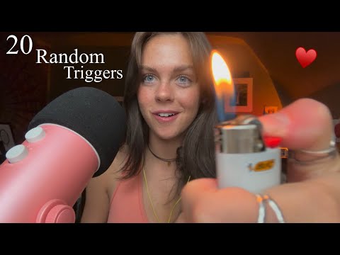 ASMR 20 EXTREMELY Random Triggers