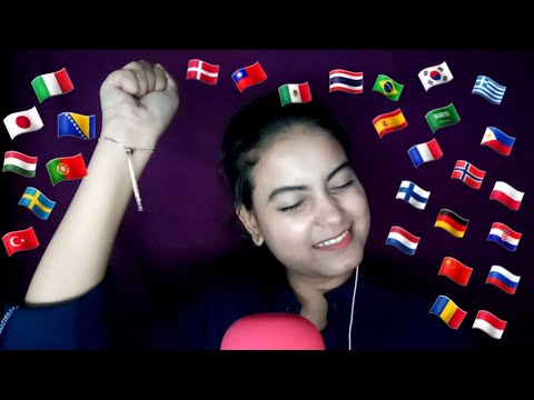 ASMR in 30 Different Languages with Mouth Sounds