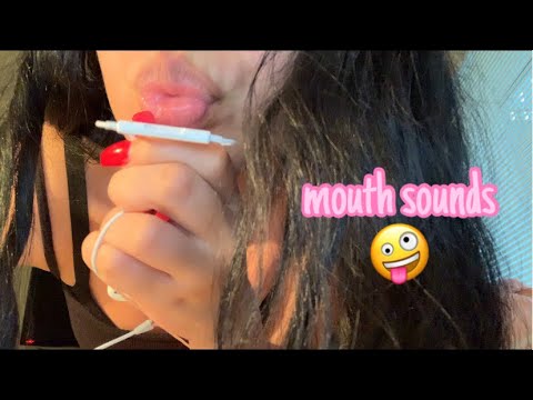 Mouth Sounds ASMR (kissing, licking, apple mic)