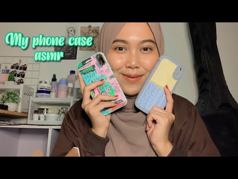 asmr phone case collection🕊️ | tapping and scratching💘 | cute case^^