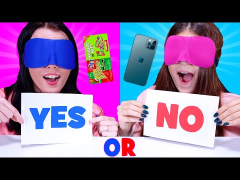 ASMR Yes or No Food Challenge! | Eating Sounds By LiLiBu