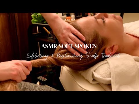 (ASMR) SOFT SPOKEN Nape Attention & Scalp Treatment to Fall Asleep to | Scaling & Foam Cleansing.