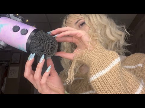 mic tapping & scratching with long nails 💅🏼 ASMR