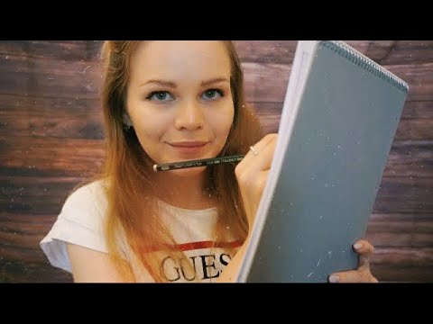ASMR  | Street Artist drawing you  |  With Angel and Demon sounds in her head