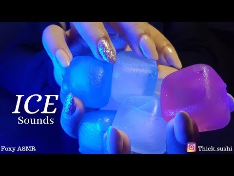 ASMR Playing With Ice Cubes | Tapping | Scratching | NO TALKING