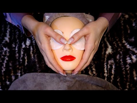 ASMR Relaxing SPA Facial Treatment (Mannequin)
