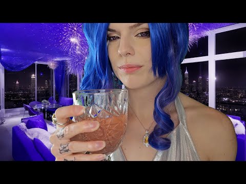 ASMR Vampire NYE Party Roleplay | St. Louis Azur Lane Cosplay | Glass Tapping & Drinking