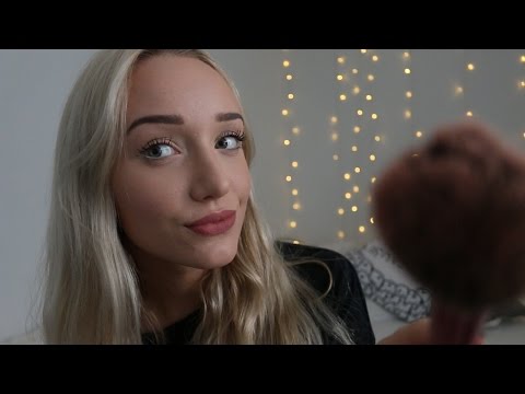 ASMR BFF Does Your Makeup (personal attention, whispers, brushing to help you sleep) | GwenGwiz