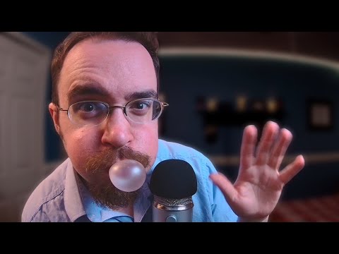 ASMR | Gum Chewing & Mouth Sounds - Attempted Bubble Blowing