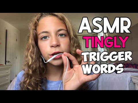 ASMR| 5 TINGLY Trigger words!