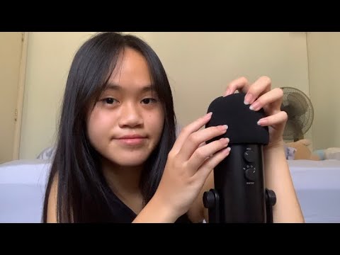 ASMR mic scratching with foam cover
