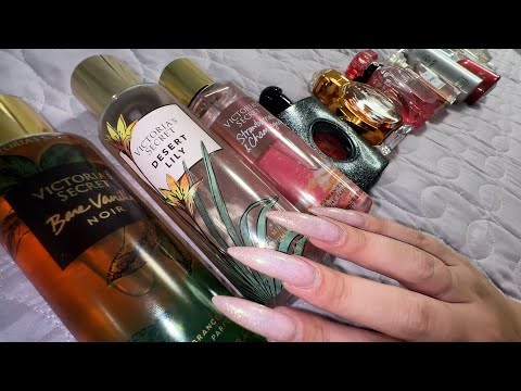 ASMR PERFUME - build-up tapping & scratching on random items ( triggers ) NO TALKING