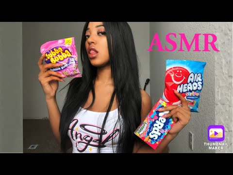 ASMR With Candy | Bubblegum & Hand Movements