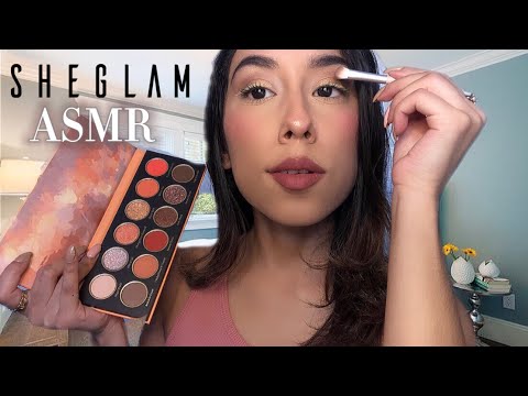 ASMR Doing My Makeup 💗 Tapping, Soft Spoken, Unboxing (Sheglam New Products)