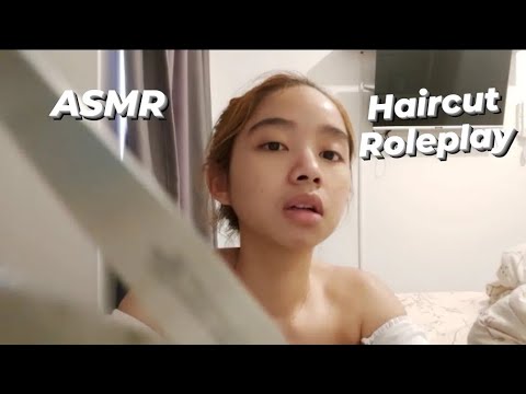 ASMR haircut roleplay ✂️ i am ur gf
