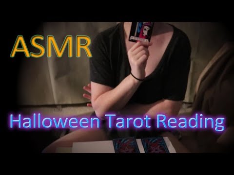 ASMR - Halloween Tarot Reading - Soft Talking, Tapping, Cards