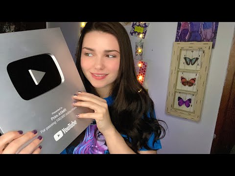 My ASMR Story • 100K YOUTUBE PLAY BUTTON! (Whispered)