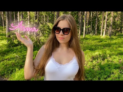 ASMR Outside In The Forest 🌲 | Walk With Me | Nature Triggers 🌿 & Tracing