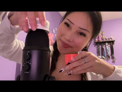 ★ tapping & lid sounds [asmr, whispering, mouth sounds]