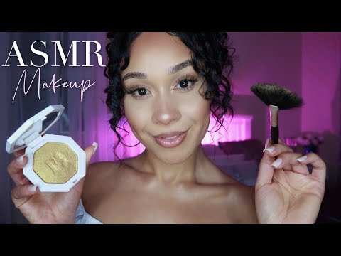 ASMR Doing Your Makeup💜 Comforting You To Sleep(Personal Attention)
